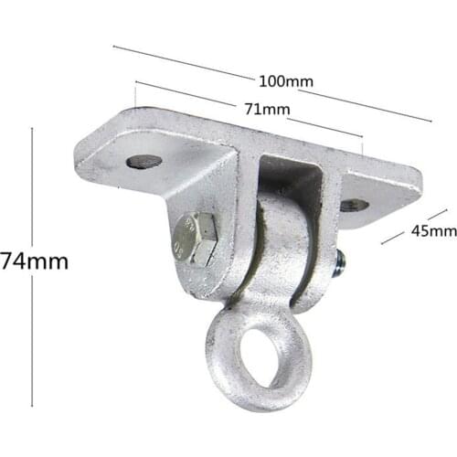 2 Pair Heavy Duty Swing ers Swivel Hooks Playground Hammock Mount Kit