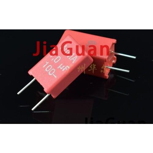 20PCS NEW RED WIMA MKS2 1UF 100V 105K MKS2D041001K00KSSD hot sale 1.0uf 100VDC 1000nf100v
