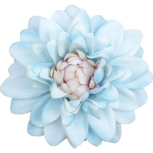 3PCS 10CM Large Chrysanthemum Artificial Silk Flower Head For Home Wedding Decoration DIY Wreath Craft Scrapbooking Fake Flowers