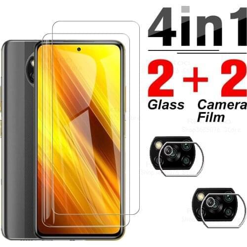4 in 1 Tempered Glass screen protector for Xiaomi Mi 11i Lens Camera protective glass Film on For Xiaomi 11 lite Mi 11lite 5g