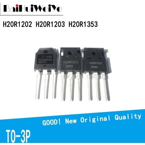 5PCS/LOT H20R1202 H20R1203 H20R1353 IGBT Special chip induction cooker Insulated gate bipolar high- tube TO-3P In Stock