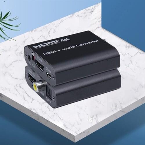 4K HDMI audio extractor splitter HDMI to toslink Spdif coaxial audio converter HDMI to HDMI+digital audio for HDTV PS4 Xbox