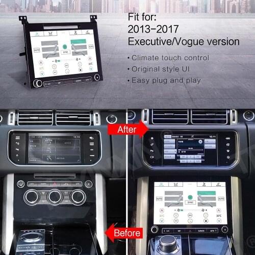 Android 10 8G+128G Car AC BOARD For Land Rover Range Rover Vogue Bosch/Harman 2013-2017 Car GPS Navigation Multimedia Head Unit