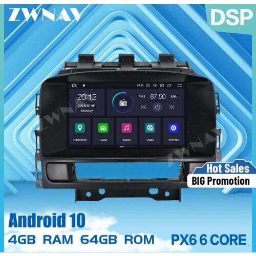 PX6 Android 10.0 car multimedia player For Opel Astra J 2010-2013 CD300 CD400 car gps radio stereo head unit Free map Wifi 2 DIN