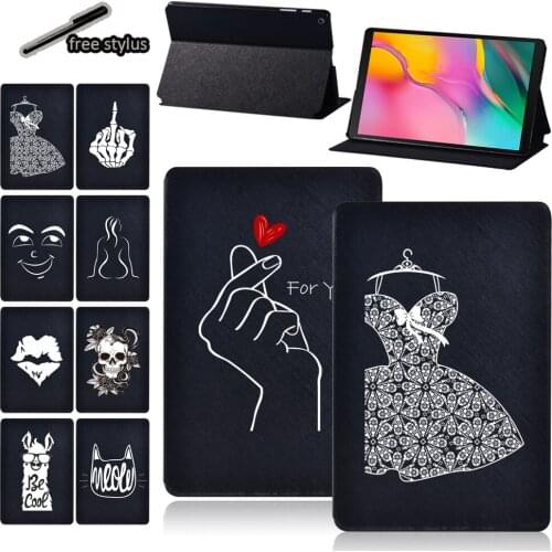 Tablet Case for Samsung Galaxy Tab S6 Lite/Tab A7/Tab A A6 10.1/Tab A 8.0/Tab A 10.5/Tab A 9.7/S5e 10.5 Inch Cover Case + Stylus