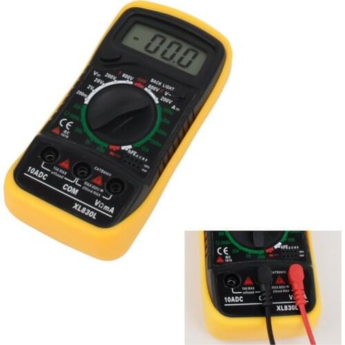 Digital Multimeter 1999 XL-830L LCD Voltmeter Ammeter Ohmmeter DC AC Meter Tester High Quality Multimeters Measuring Tools