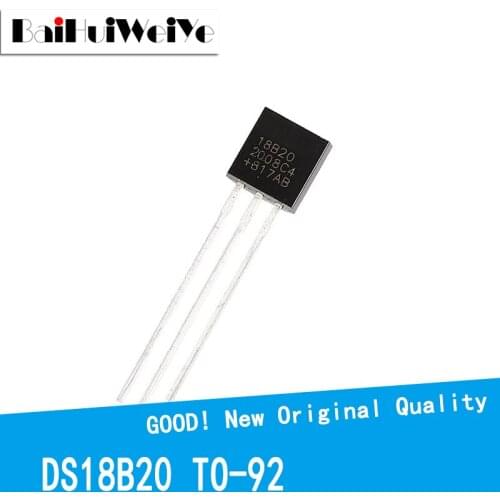 10PCS/LOT Temperature sensor DS18B20 TO-92 18B20 Electronic chip IC for arduino sensor hall sensor diy electronic components kit