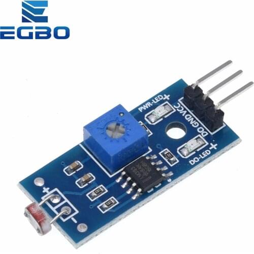 EGBO Photosensitive brightness resistance sensor module Light intensity detect New For Arduino