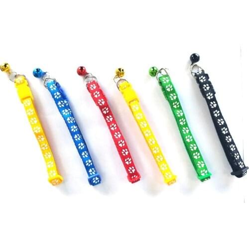 Easy Wear Cat Dog Collar With Bell Adjustable Buckle Dog Collar Cat Puppy Pet Supplies Cat Dog Accessories Small Dog Chihuahua