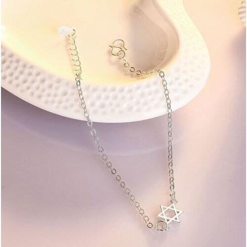 Fashion 925 Silver Jewelry Elegant and Simple Ladies Bracelet Jewelry Bracelets for Women Snap Button Jewelry Tennis Bracelet