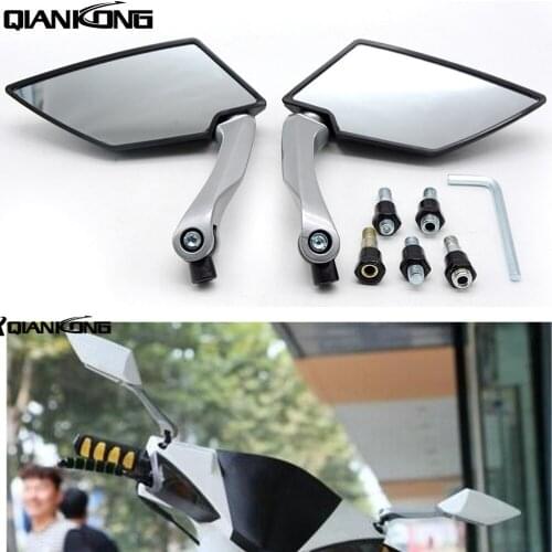 Motorcycle Mirror Rear View Mirror Side Mirror CNC Aluminum 8mm 10mm For Kawasaki Ninja 1000/ABS 2010-2016 Ninja 600R 2009-2011