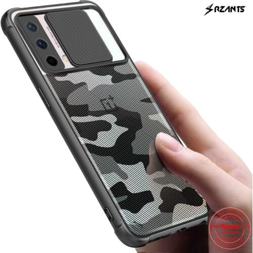 Rzants For OnePlus Nord CE 5G Case Soft Military [Camouflage Lens] Lens Protect Slim Clear Cover