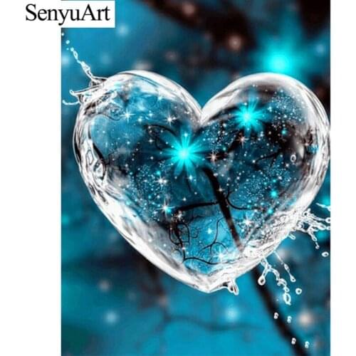 5D Diy Diamond Painting Full Drill Square or Round Heart Water Mosaic Embroidery Accessories Drawing Cross Stitch Kit Home Decor