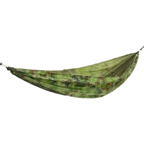 New1-2 Person Outdoor Mosquito Net Polyester Hammock Camping Hanging Sleeping Bed Swing Portable Double Chair Army Green Hamac