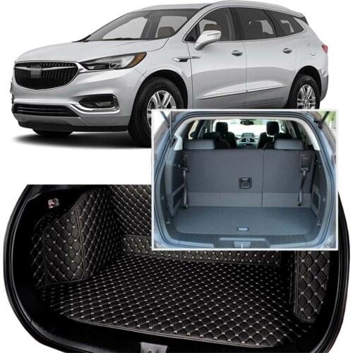 Full Covered Seat Pad Cargo Box Trunk Floor Mat Carpet Liner For Buick Enclave 2013-2014