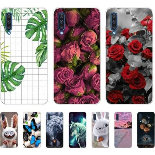 For Samsung Galaxy A50 Case Silicon Transparent Back Cover Phone Case For Samsung a50 A505 A505F SM-A505F Soft Case 6.4