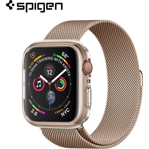 Spigen Liquid Crystal Case for Apple Watch 6 / SE / 5 / 4 Flexible Soft TPU Crystal Clear Cases