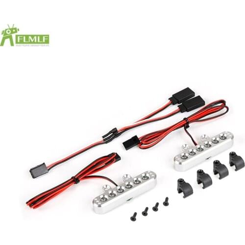 Alloy CNC LED Taillight Light Rear Lamp Set Fit for 1/5 Losi 5ive T ROFUN ROVAN LT KingmotorX2 Rc Car Toys Games Parts