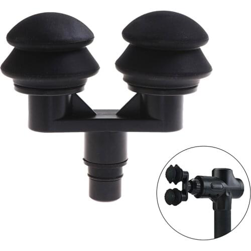 Universal Fascia Gun Massage Head Silicone Massage Head Set Body Relaxation Fascia Massager Gun Replacement Head