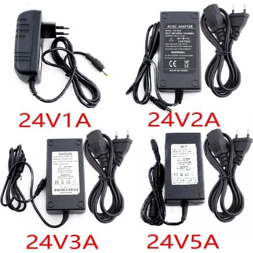 12V 24V Universal Power Adapter Led Strip Charger EU US 12 24 V Volt Power Adapter AC DC 220V To 12V 24V 1A 2A 3A 5A 6A 8A 10A