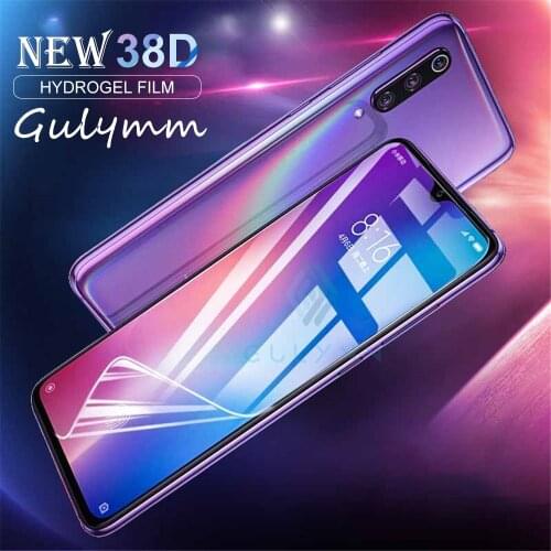38D Front Back Screen Protector For Xiaomi Redmi Note 7 8 5 6 9 Pro Hydrogel Film For Xiaomi Mi 9T F1 Mix 2S Redmi K20 Soft Film