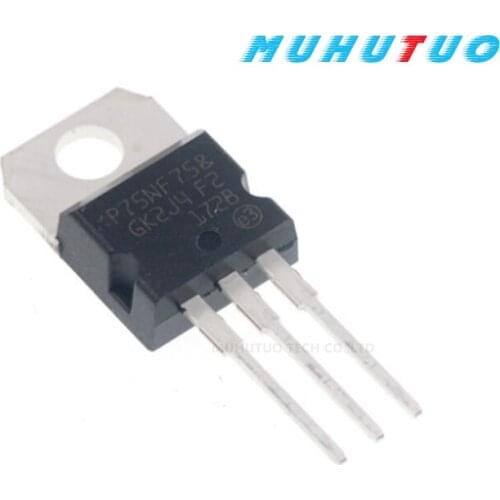 10PCS STP75NF75 P75NF75 TO-220 TO220 75NF75 Insert TO-220