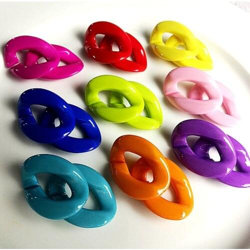 40-60cm Handbag Acrylic Chains Shoulder Bag Replacement Strap DIY Purse Chain Black White Bag Handles Bag Accessories Chain 2021