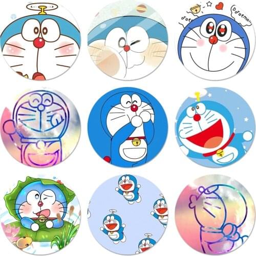 58mm Fashionable Cute Doraemon Badge Brooch Pin Accessories For Clothes Backpack Decoration gift