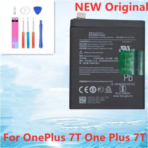 100% Original Battery BLP743 3800mAh For Oneplus 7T One Plus 7T Phone Battery High Capacity OnePlus Phone Batteries Free Tools