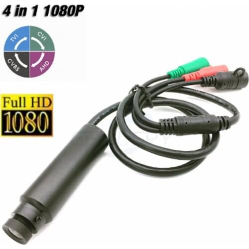 1080P HD TVI AHD CVI Analog 4 in 1 Video 2MP AHD Mini Bullet Camera CCTV Security Camera Indoor