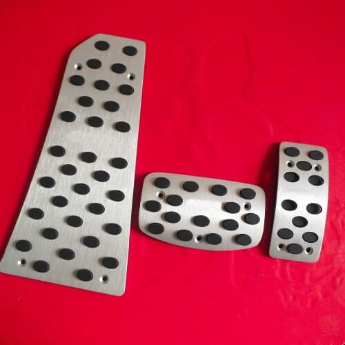 TTCR-II Car Accessories For Mitsubishi Outlander 2013 2014 AT Auto Accelerator Gear Brake Footrest Pedal Pedale Stickers