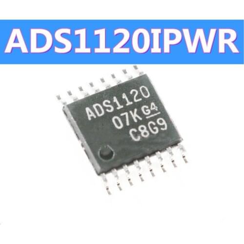 Free shipping 5PCS-20PCS/LOT Analog-to-digital converter ADS1120IPWR ADS1120 TSSOP16 16-bit analog-to-digital converter