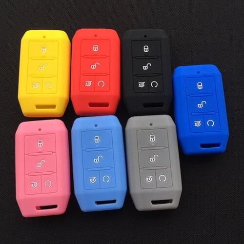 Silica Gel Car Key Case Cover for BYD qin EV e2 yuan 535 e1 e3 s2 360 4button key