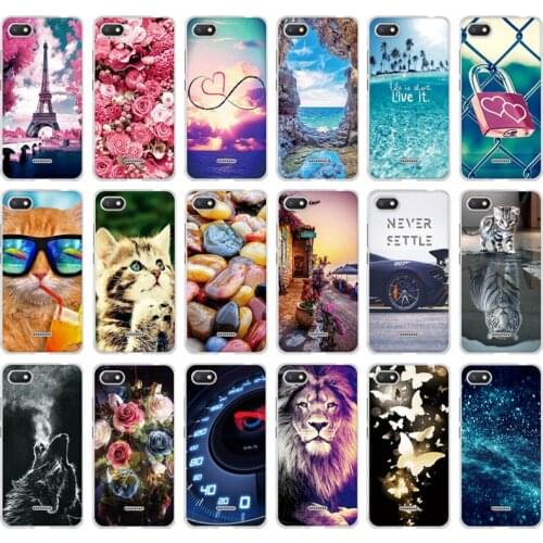 For Coque Xiaomi Redmi 6A Case Cover Thin TPU Soft Silicone Case for Funda Xiaomi Xiomi Redmi 6A A6 Redmi6A Phone Bag Back Cover