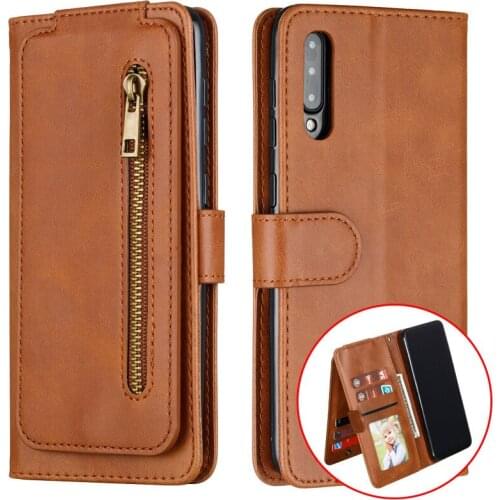 Luxury Flip Leather Case for For Samsung Galaxy A50S A30S A20S A10S Zipper Wallet Card Cover for Samsung A70S Cases Coque Etui