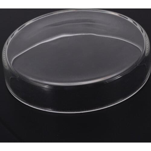 Clear Glass Shrimp Feeding Food Dish Feeder Container for Aquarium Fish Tank 6.5cm x 1.5cm