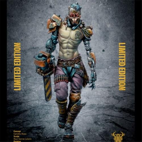 Jason Chainsaw Resin Figure 1/24 Scale Model Figure Resin Kit Colorless Self-Assembled Toy