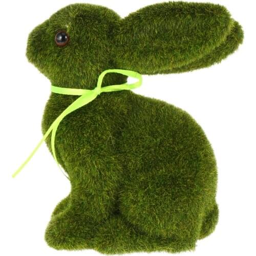 Flocked Easter Bunny Kids Children Party Supplies Gifts Flocked Rabbit