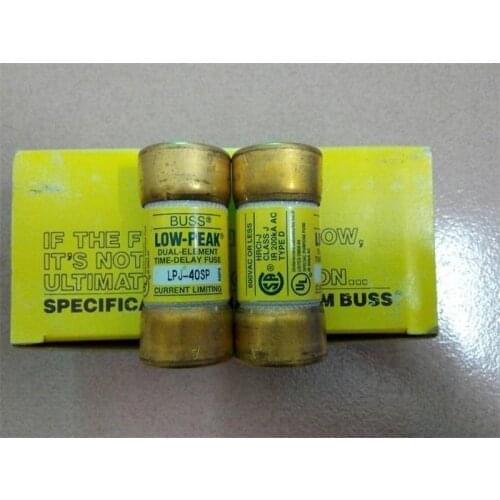 LPJ-40SP delay fuse fuse 27X60MM BUSS LOW PEAK genuine 40A600V