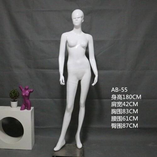 Factory Supply Best Quality Female Full Body Mannequin High Brightness White Fiberglass Mannequin Women Model Display