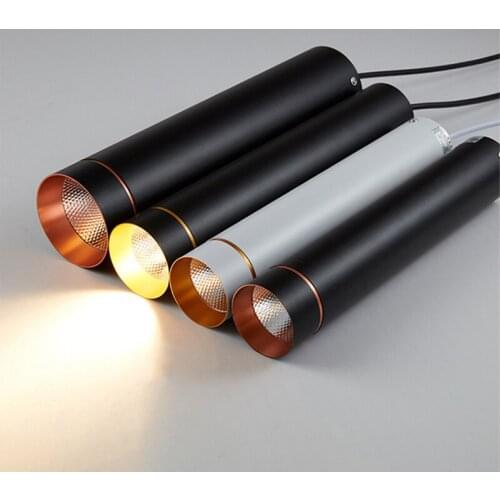 Modern Simplicity LED pendant light Long tube Spotlight Downlight chandelier indoor home Bar restaurant front desk decor kitchen