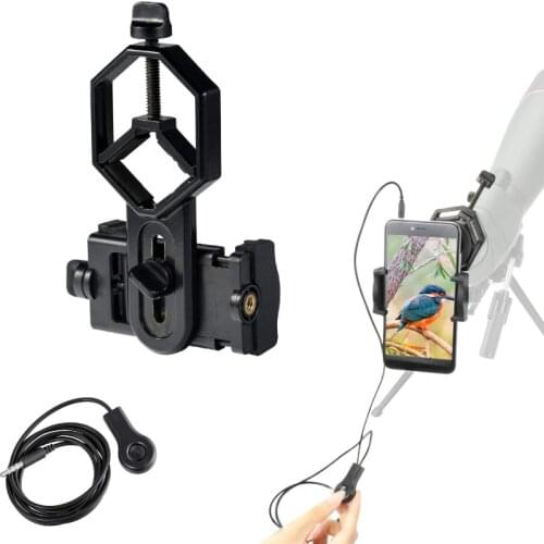 Universal Microscope Telescope camera Holder with phone keys photography Stand Adapter For iPhone Samsung xiaomi
