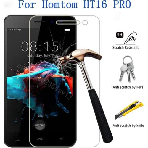 Homtom HT16 PRO Tempered Glass 9H 2.5D Premium Screen Protector Film For Homtom HT3/HT3 PRO Mobile Phone Protective Films Case 4