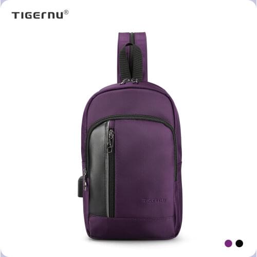 Tigernu High Quality USB Charging iPad Women Waterproof Shoulder Bag Backpack Light Weight Fashion Casual Mini Bags For Women