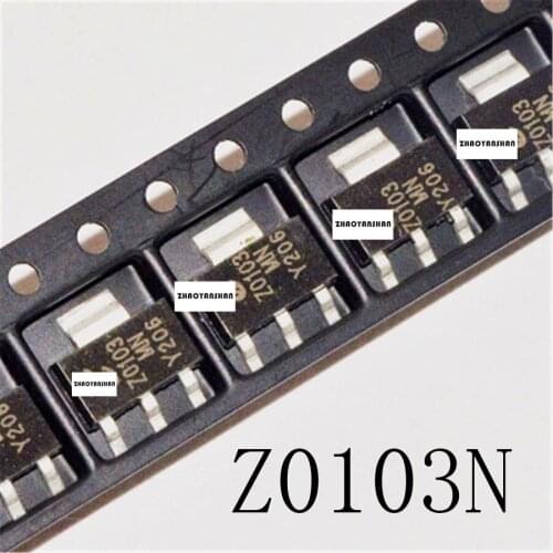 100pcs X Z0103N Z0103 SOT223 600V/1A/0.1W NEW Free Shipping