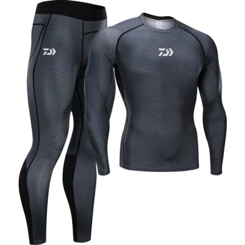 2019 Daiwa Men Outdoor Sports Fishing Clothes Sets Breathable Quick Dry Anti UV 40+ Anti Mosquito Fishing Shirts Fishing Pants