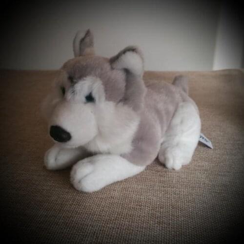 2019 Seated Mini Husky Dog Plush Toys Simulation Giant Squid Stuffed Toys Cute Animal Plush Dolls for Kids Boys Girls Gifts