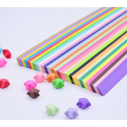 27 colors 1030pcs mixed 1cm width handicraft Origami Paper strips