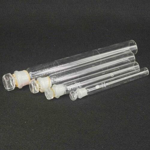 5/10/25/50/100ml Capacities Glass Colorimetric Tube with Stopper Transparent Color Comparison Tube
