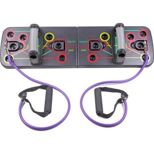 9 in 1 Push Up Rack Board Body Building Fitness Exercise Tools Men Women Push-up Stands Body Building Training Gym Exercise